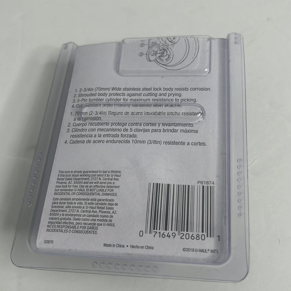 2-3/4” Discus Security Lock - Picture 5 of 5